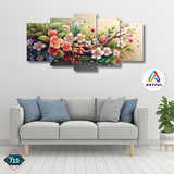 36×18 inch 5 Part split Wall Canvas Home decor